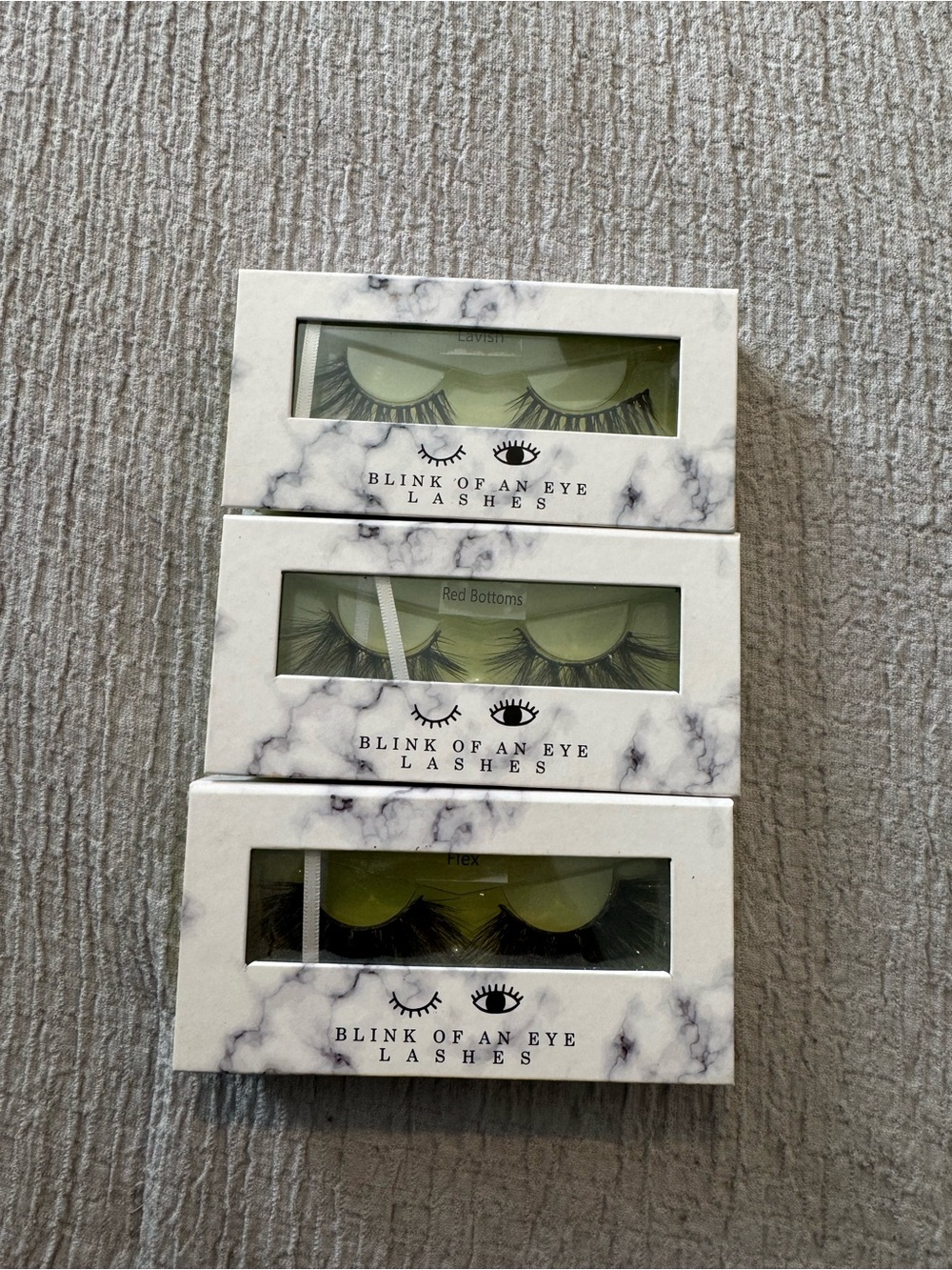 Blink Of An Eye Lashes - Black Faux Mink Strip Lashes (3 Pack)